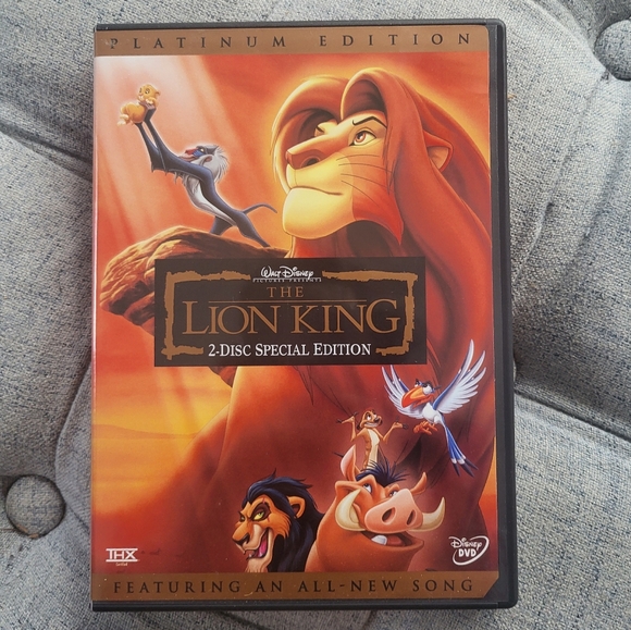 The Lion King Platinum Edition 2 Disc DVD with original inserts, 2003 Re-release - Picture 4 of 16
